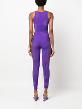 Load image into Gallery viewer, POSTER GIRL RHINESTONED JANICE JUMPSUIT PURPLE

