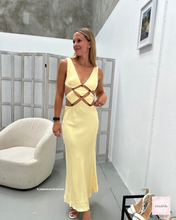 Load image into Gallery viewer, BEC AND BRIDGE AGATHE DIAMOND DRESS YELLOW
