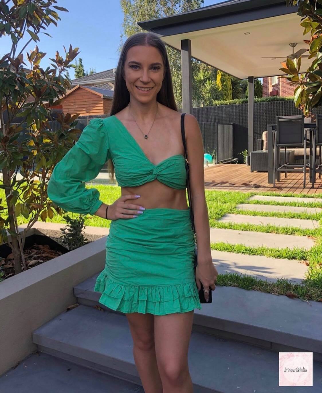 ONLINE WAREHOUSE SALE: LOVERS AND FRIENDS AVA BROOKE SET GREEN