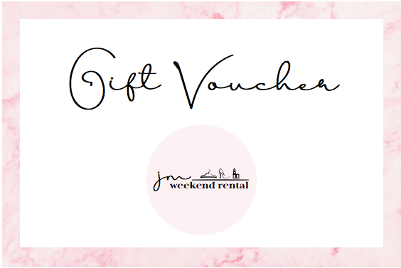 JMWEEKENDRENTAL GIFT CARD