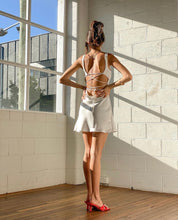 Load image into Gallery viewer, ARCINA ORI VALENTINA MINI DRESS WHITE
