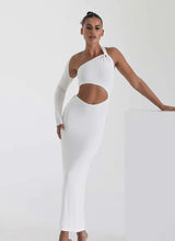 Load image into Gallery viewer, WAREHOUSE SALE: NATALIE ROLT VIKTORIA DRESS WHITE
