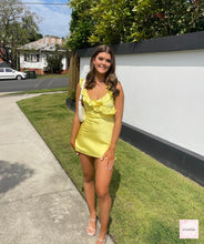Load image into Gallery viewer, HOUSE OF CB TINK DRESS YELLOW
